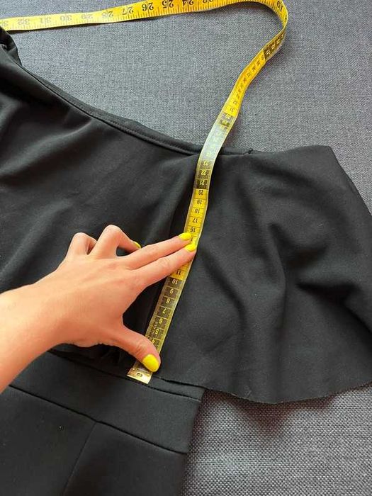 Kombinezon długi odkryte ramiona Hiszpanka długie spodnie elegancki m