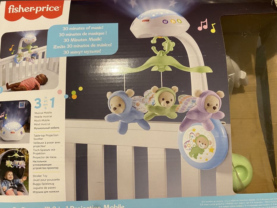 Karuzelka Fischer Price Misie z projektorem