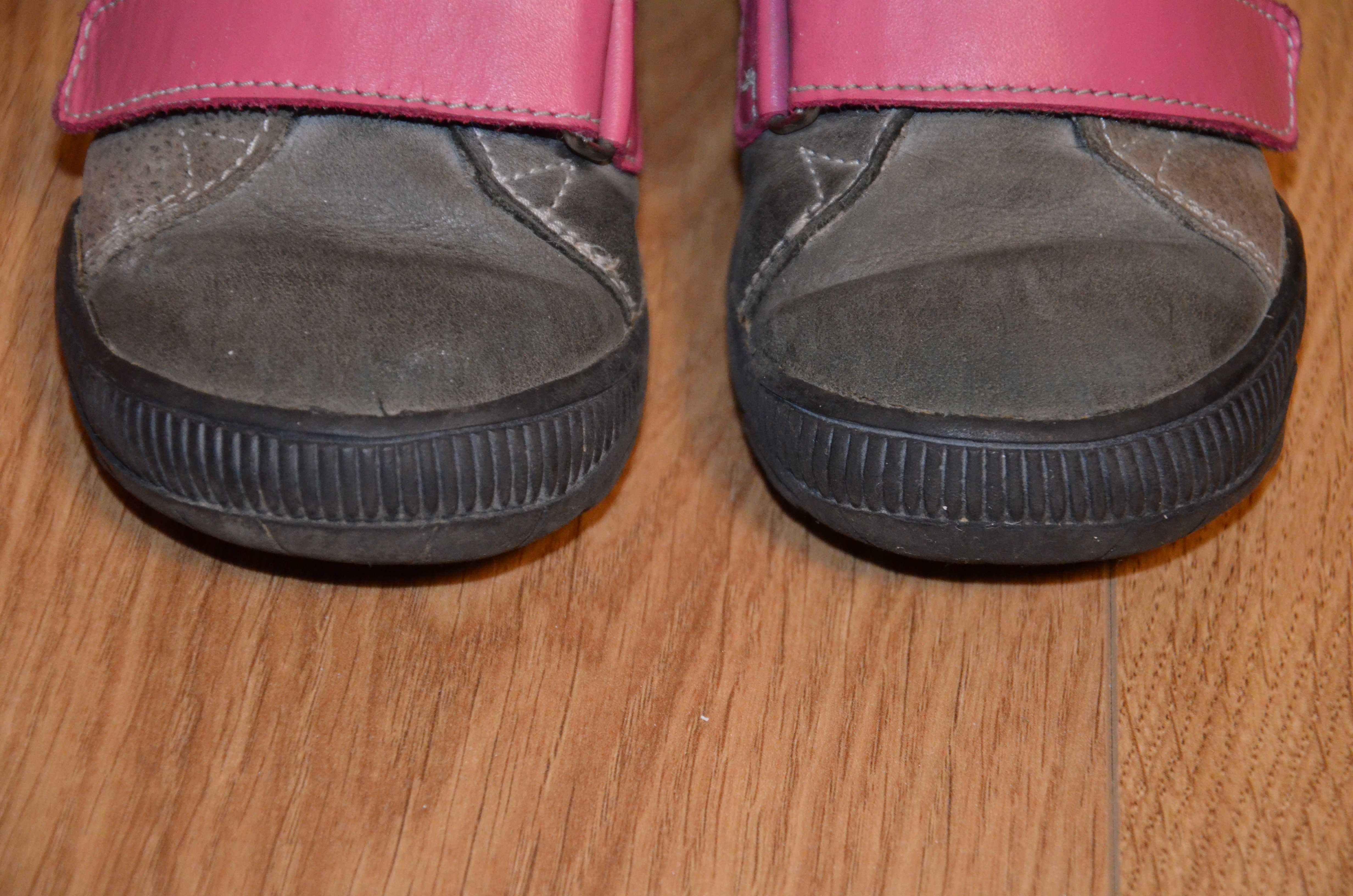 Skórzane buty zimowe kozaki Bartuś r. 24 stan b. dobry
