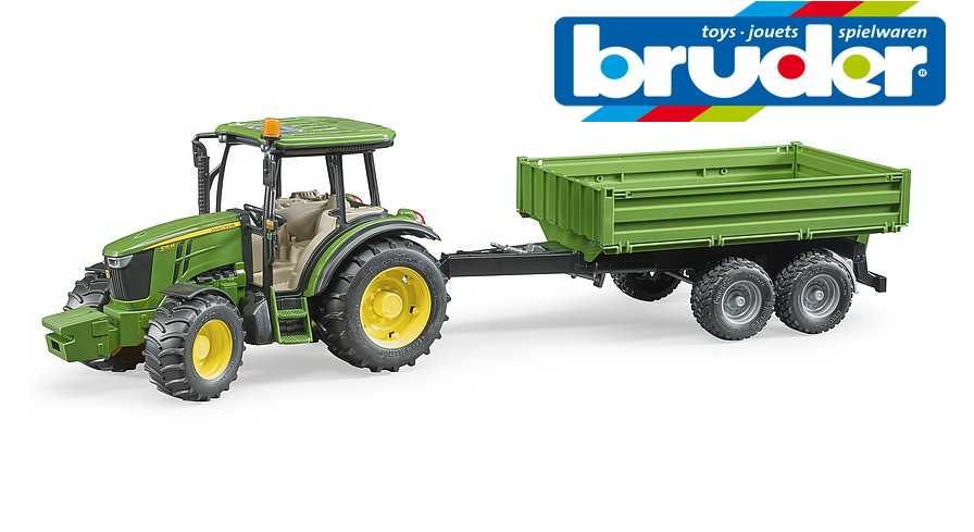 Трактор John Deere з 
причіпом Bruder (Брудер)02108