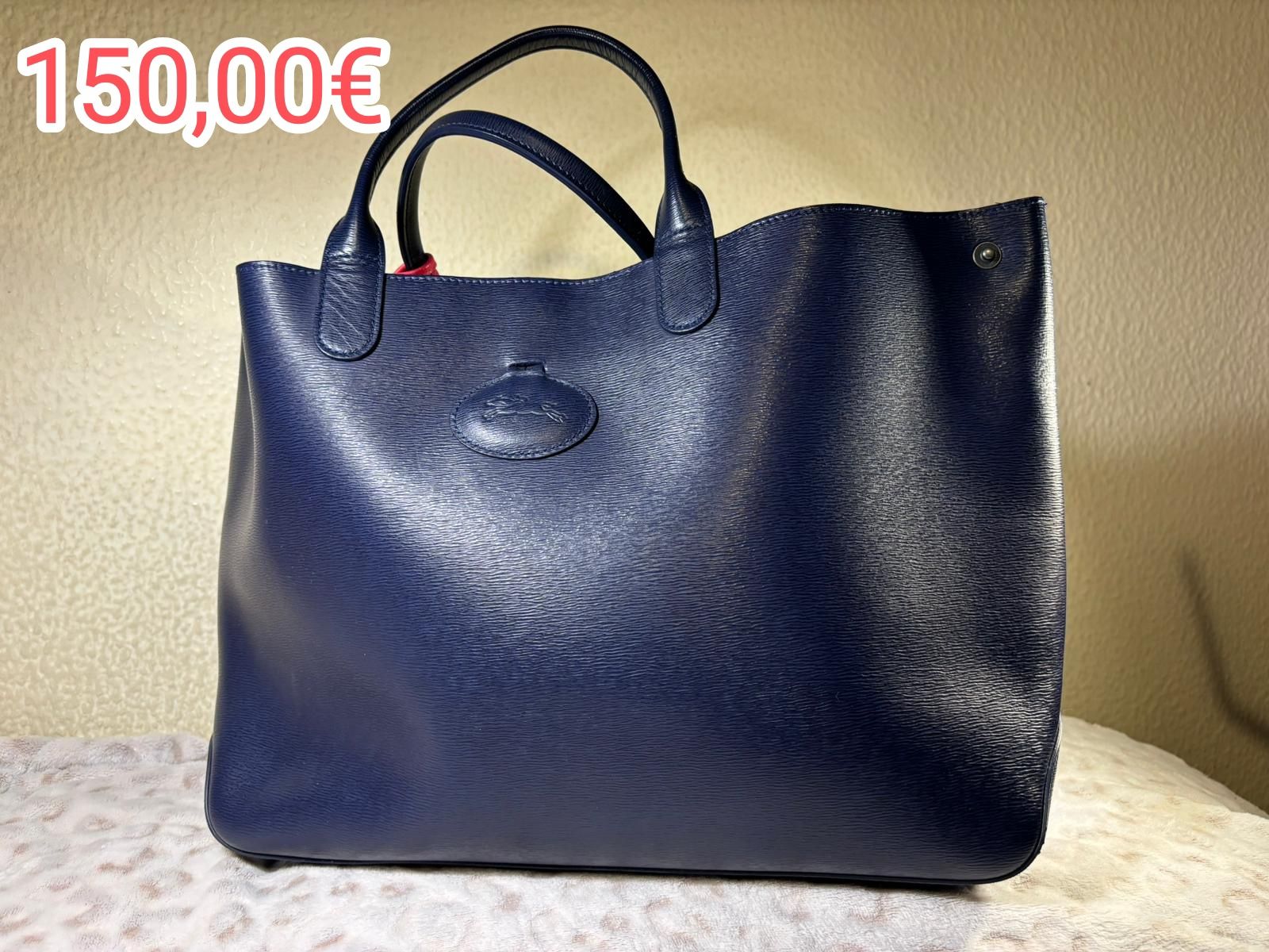 Mala Longchamp senhora pele