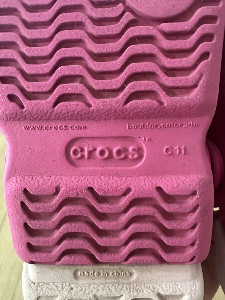 Klapki Crocs C11 dla dziewczynki