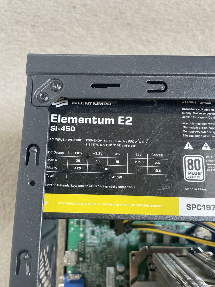 Komputer stacjonarny core i3-6100 8GB GT 710 2GB