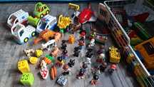 Duży zestaw lego duplo Policja karetka lekarz sklep