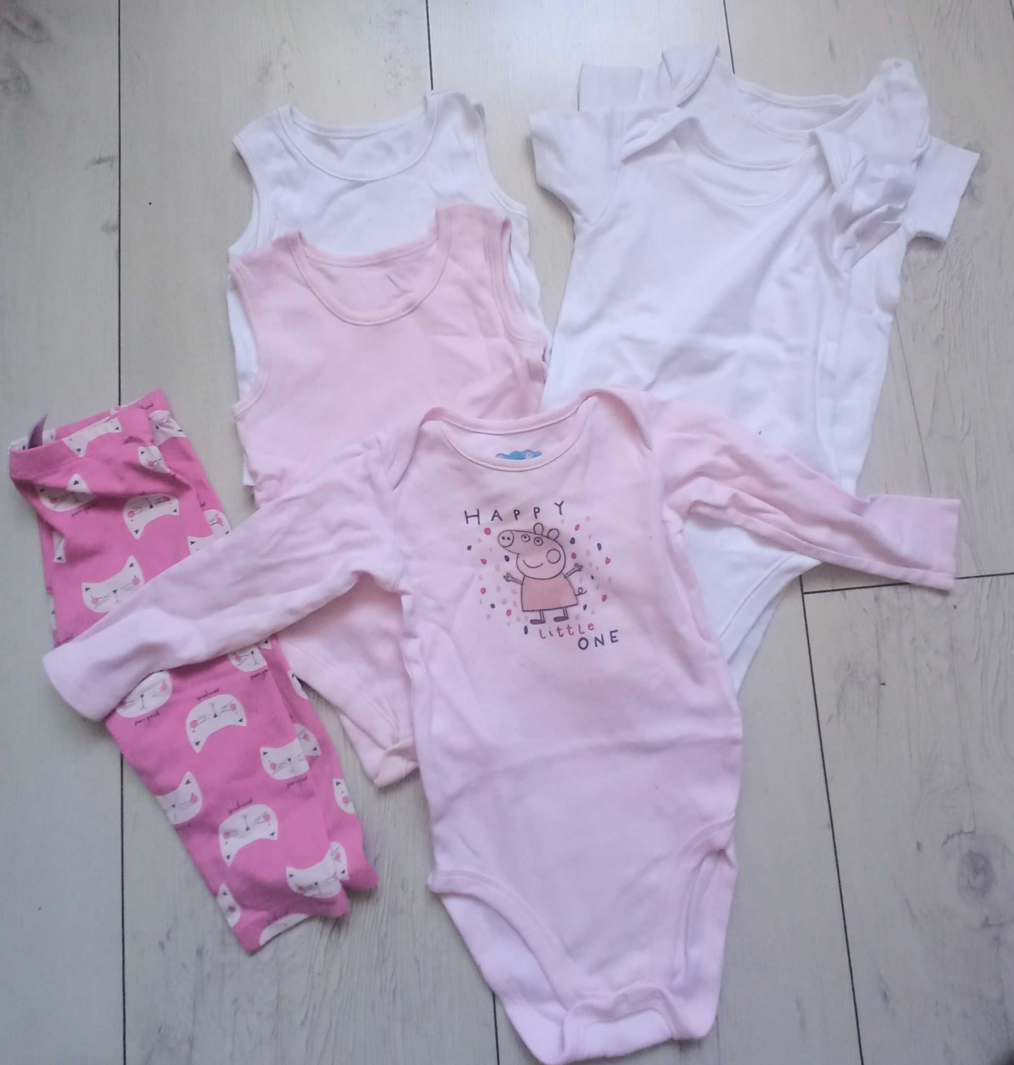 Zestaw body dziecięce na 18-24 m-ce (86-92 cm wzrostu) -9 szt