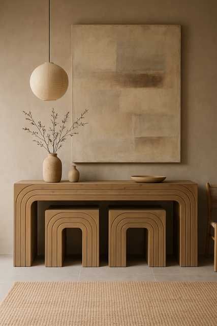 Konsola Spectacular Archs zestaw 3 szt, boho, komplet