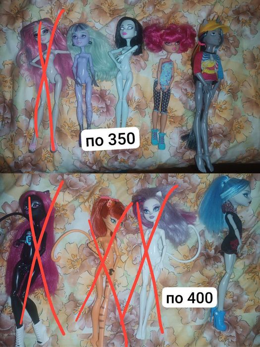 Монстр хай ляльки monster high, без одягу