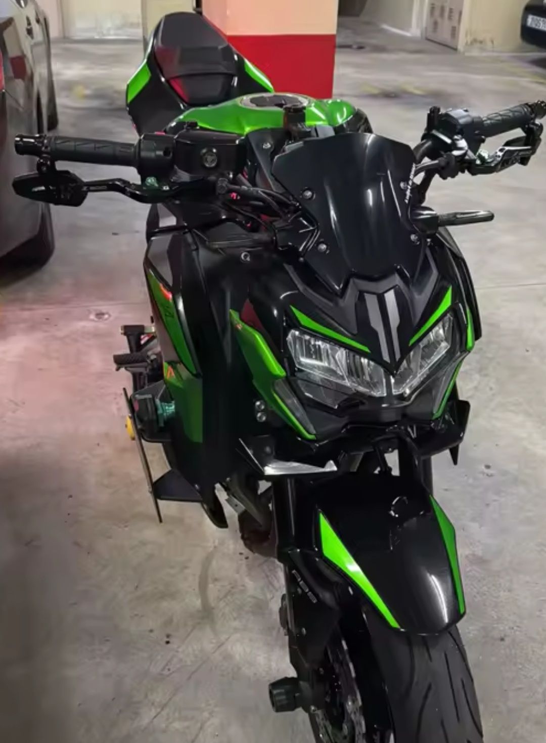 Spoiler Asas Down force Kawasaki Z 900