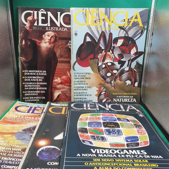Livro - REF SD - Lote de Revistas de Ciência Ilustrada (ler descrição)