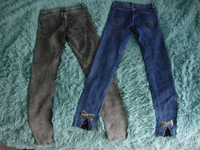 Zestaw 2 x jeans XS - 164.