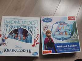 Monopoly Kraina Lodu 2 Gra Węże i drabiny Frozen zestaw