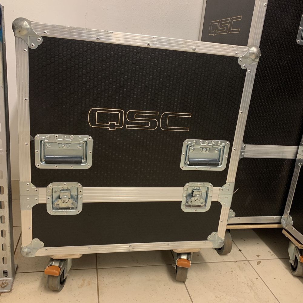 QSC E-series kolumny i woofer pasywne + transportcasy