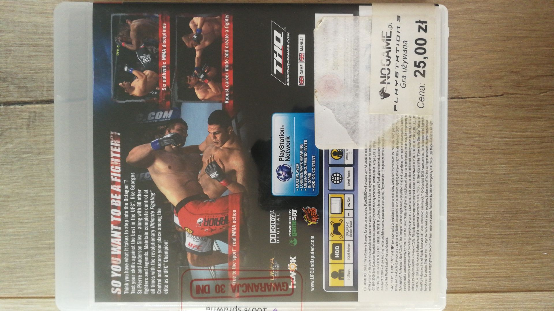 UFC 2009 Undisputed gra na PS3