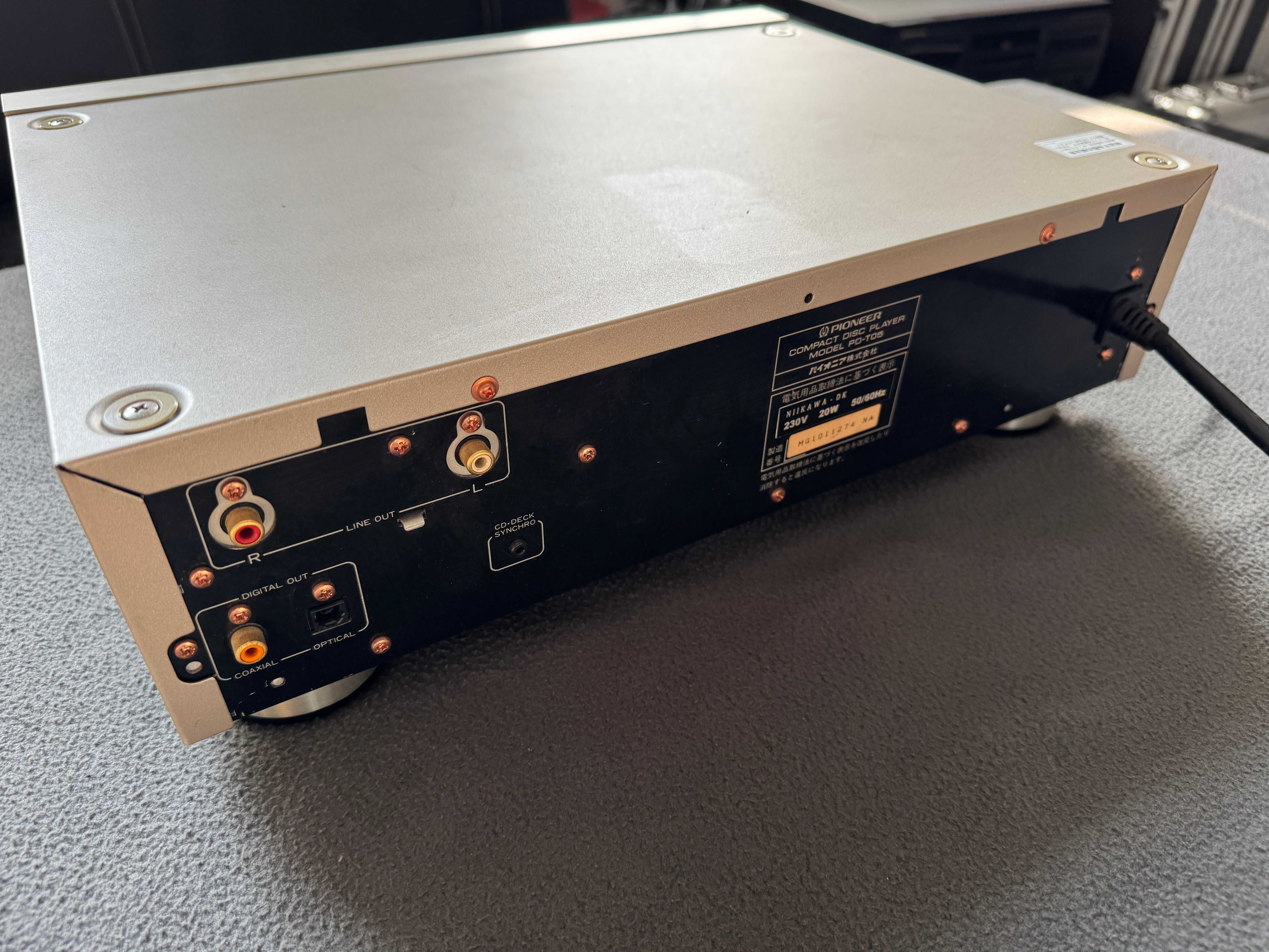 CD Pioneer PD-T05 EU PD-65 jak Elite Urushi waga 10kg szampański