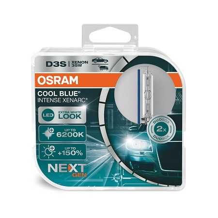 Lâmpadas Xénon Osram D3S Xenarc Cool Blue Intense Next Generation