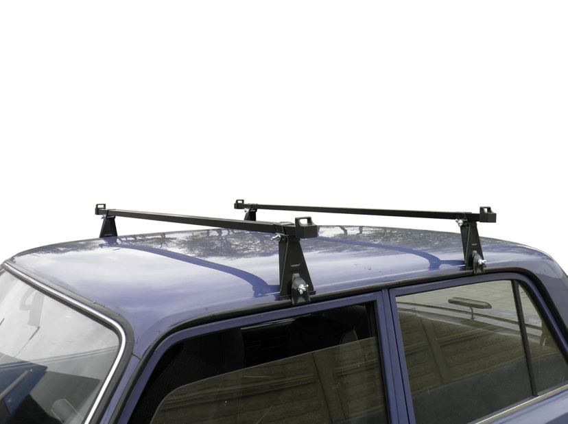 Багажник на крышу на водостоки Uni 128, 140 см ВАЗ, Заз и другие