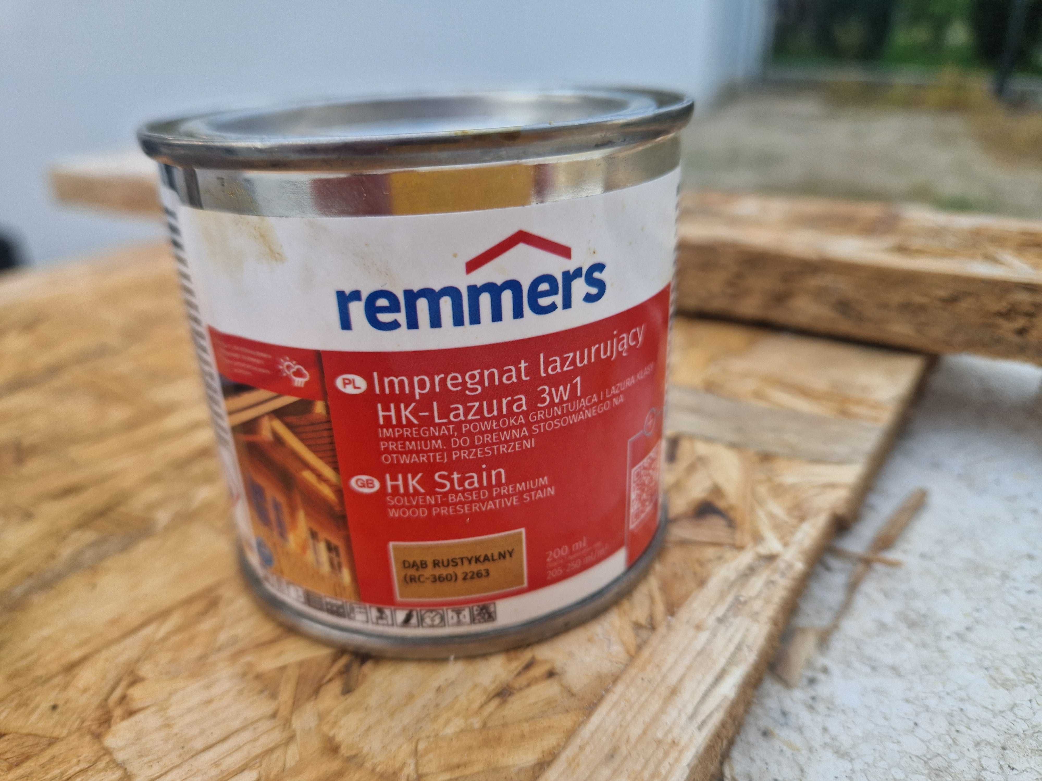 Remmers hk lasur 0,2L impregnat lazurujący dąb rustykalny