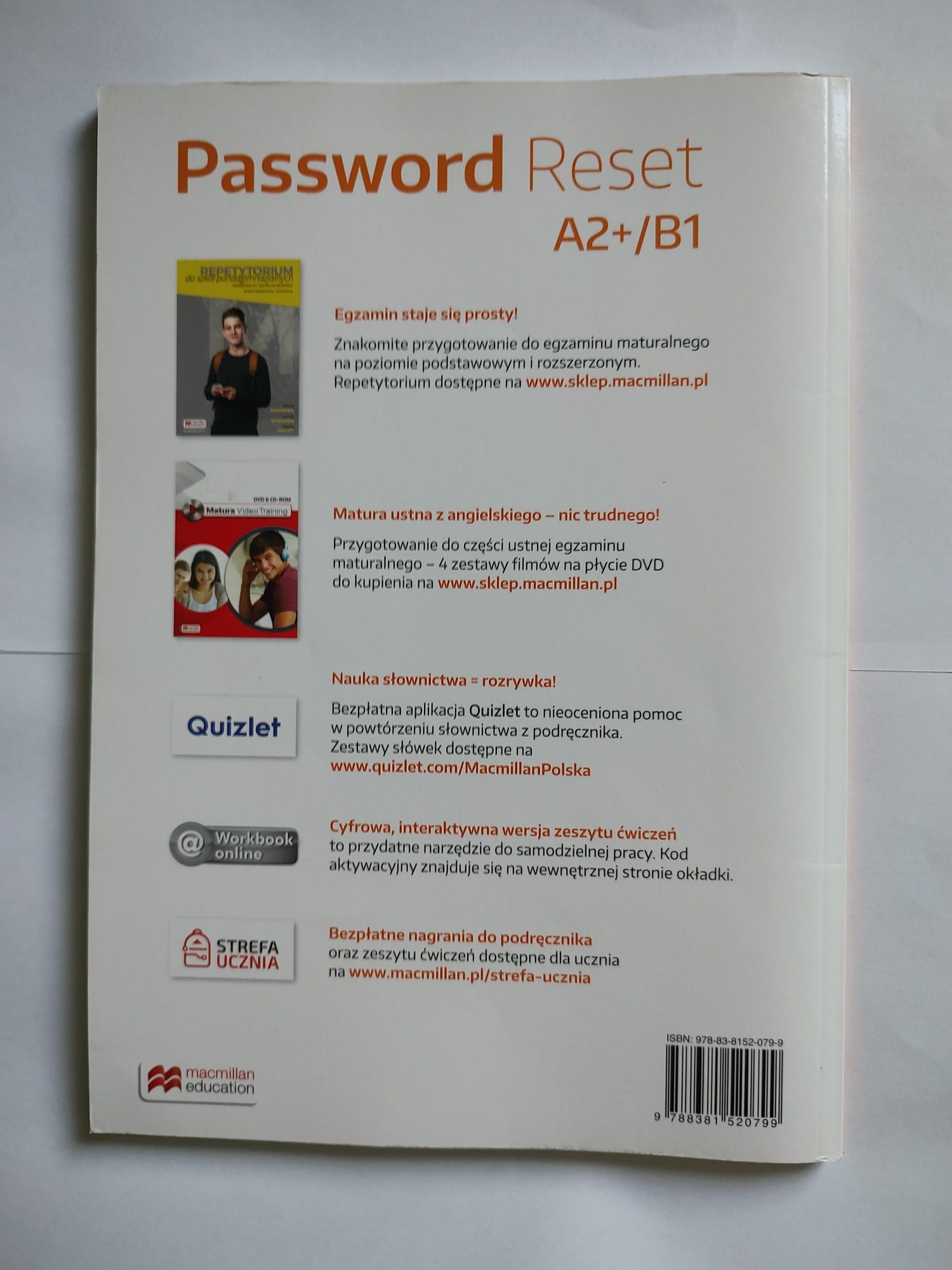 Podręcznik Password Reset A2+/B1 książka i ćwiczenia