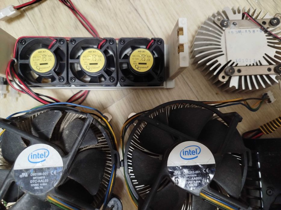 Вентилятор для пк, кулер охлаждение процессора компьютера.