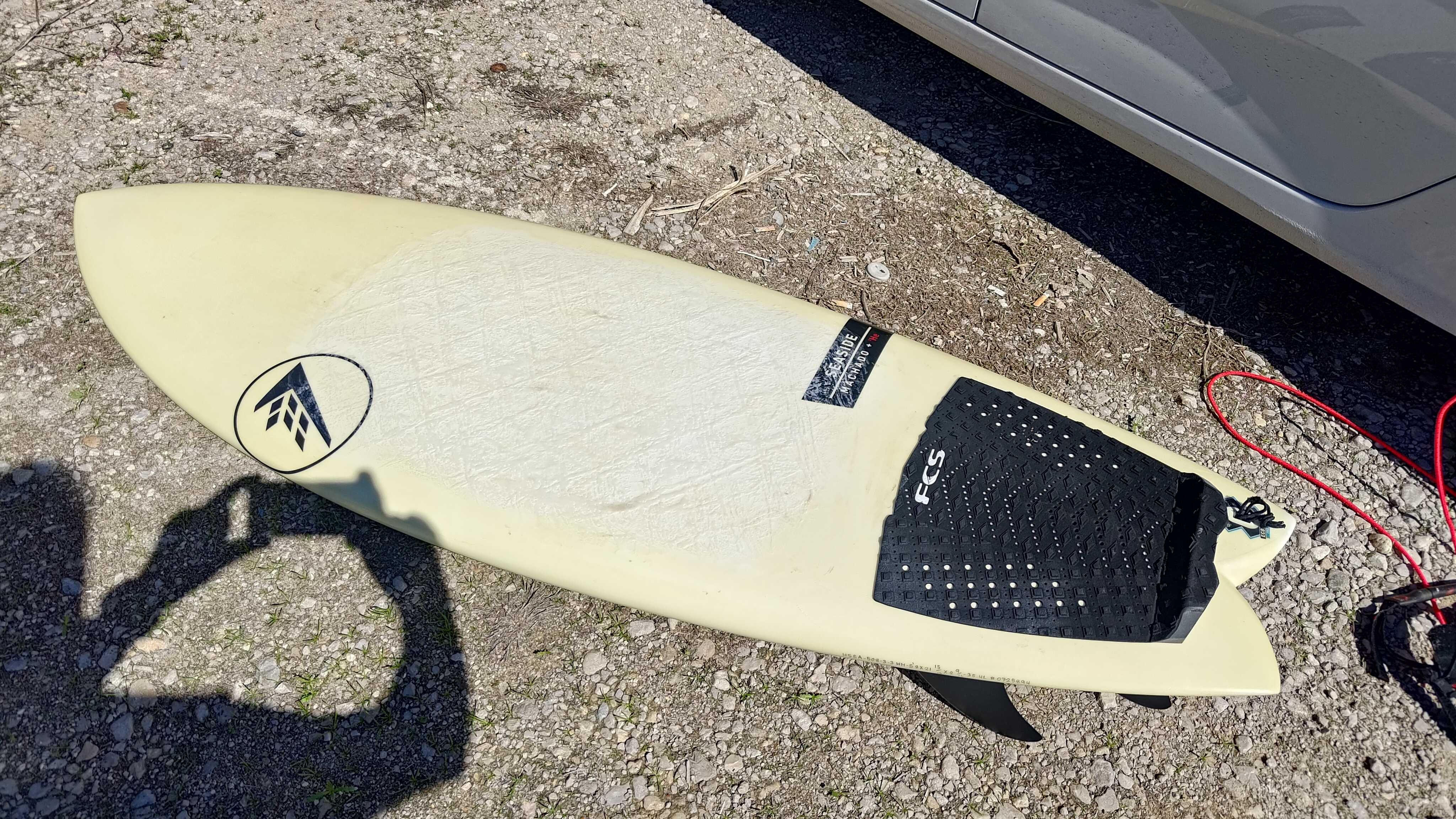Prancha surf Firewire Seaside 5'8'' com fins e pad