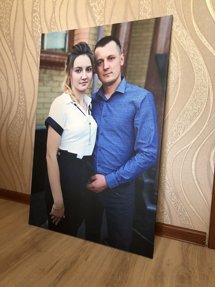Картина з вашим фото / Фотопортрет на полотні/  Фотокартина /Фотохолст