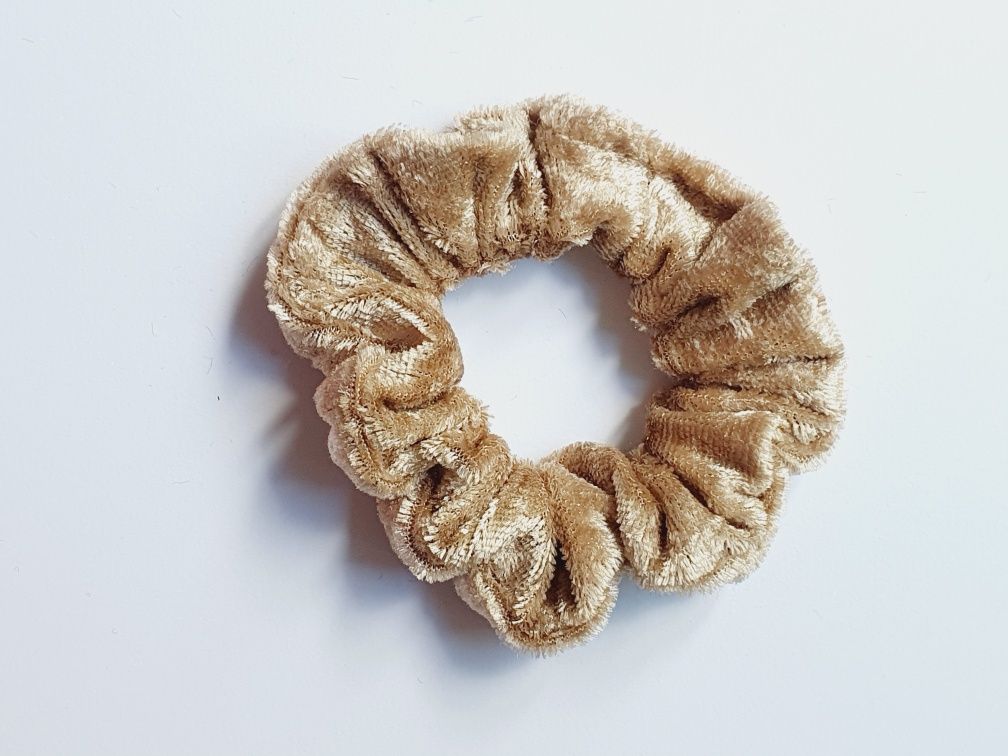Gumki scrunchie welurowe