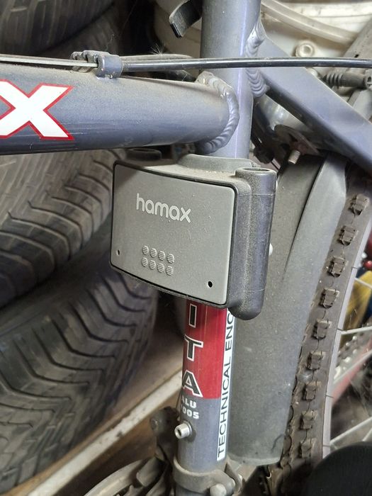 Fotelik rowerowy firmy Hamax do 22kg