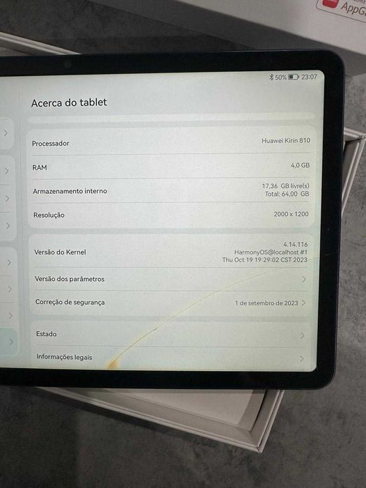 Tablet Huawei Matepad 10.4 + Caneta Huawei M-Pencil