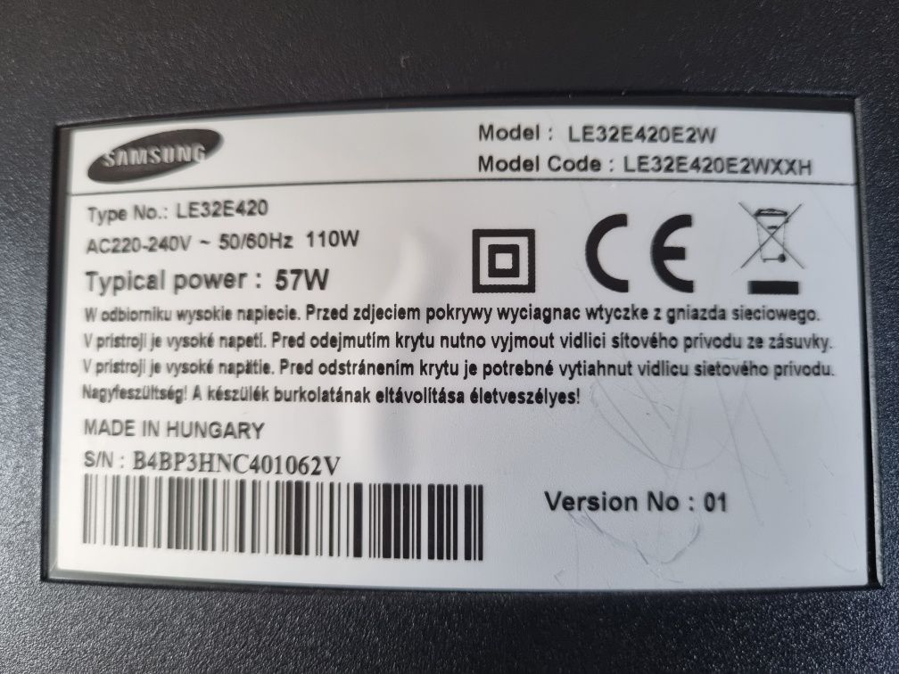 Telewizor Samsung LE32E420E2W