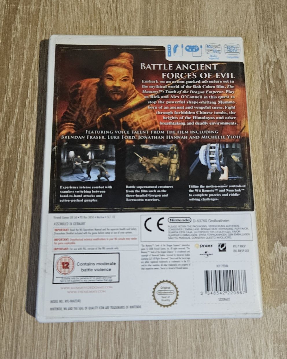Gra Mummy Tomb of the Dragon Emperor Nintendo Wii Komplet 3xA Mumia