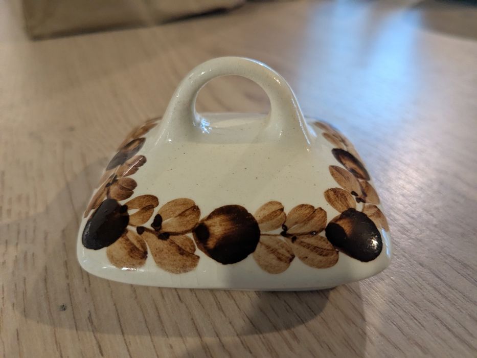 Pokrywka do ceramicznego pojemnika Włocławek Fajans