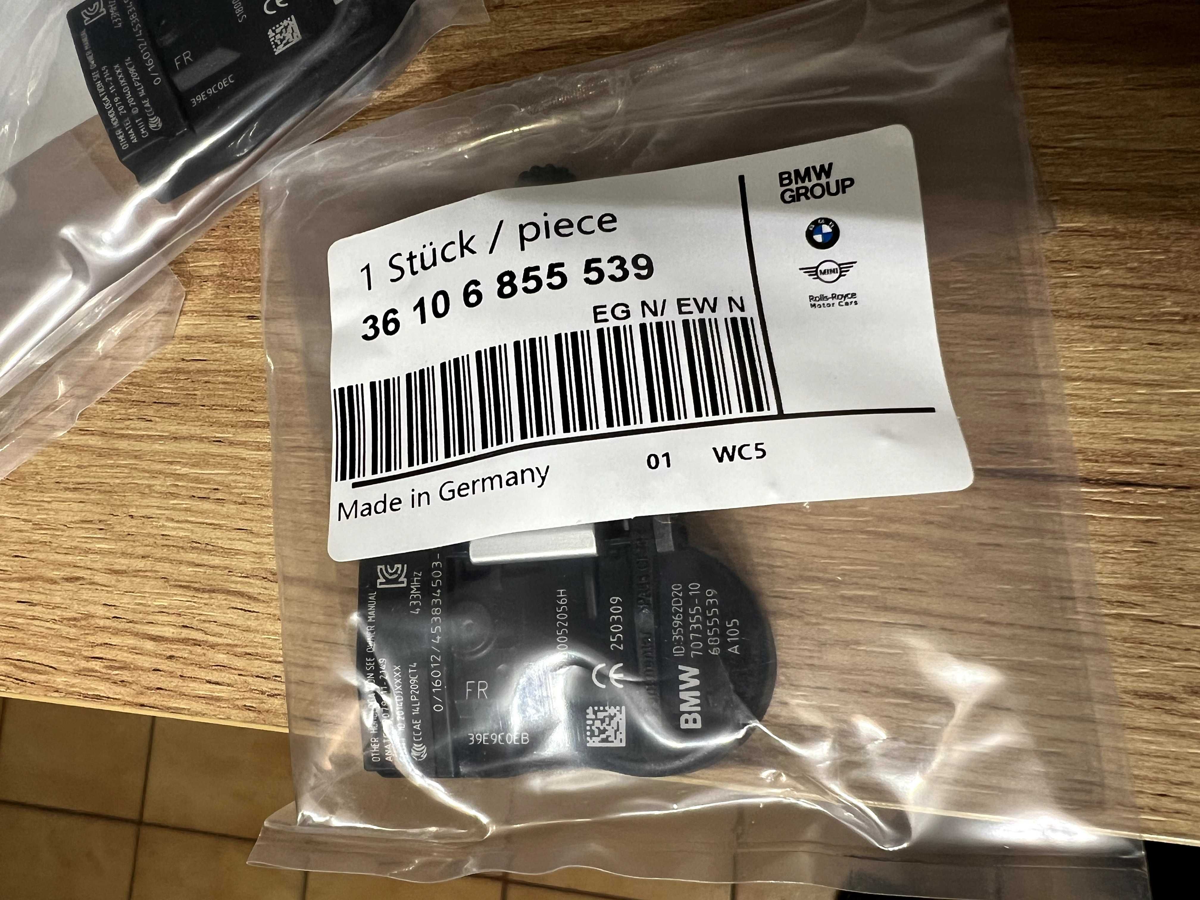 Czujniki ciśnienia opon powietrza BMW^ NOWE^ Mini^ Cooper^ Countryman^