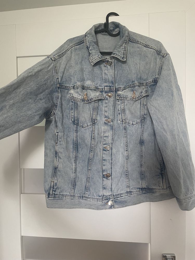 Kurtka katana jeansowa H&M rozmiar m oversize