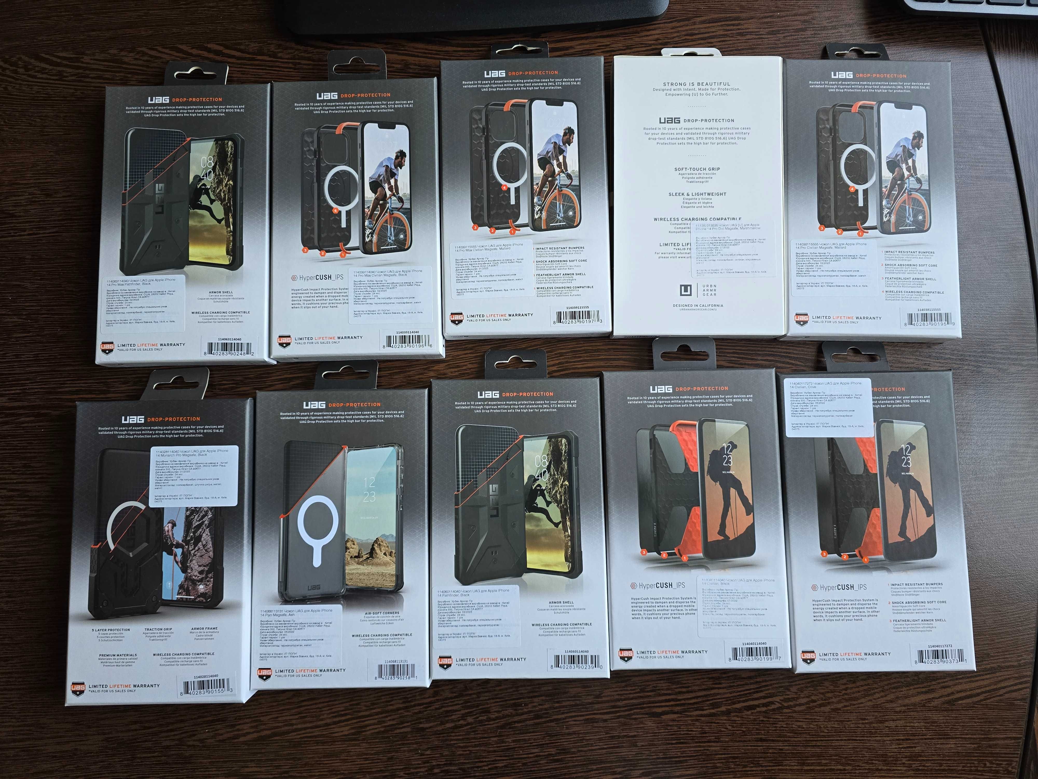 UAG case for Apple IPhone 14  pro, max та + оригінальний чохол