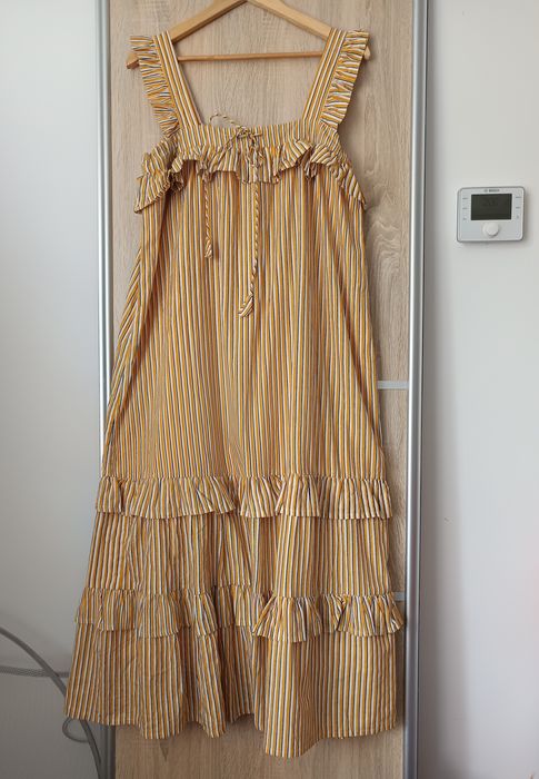 Sukienka maxi na lato, paski l, S/M, Ellies and Ivy