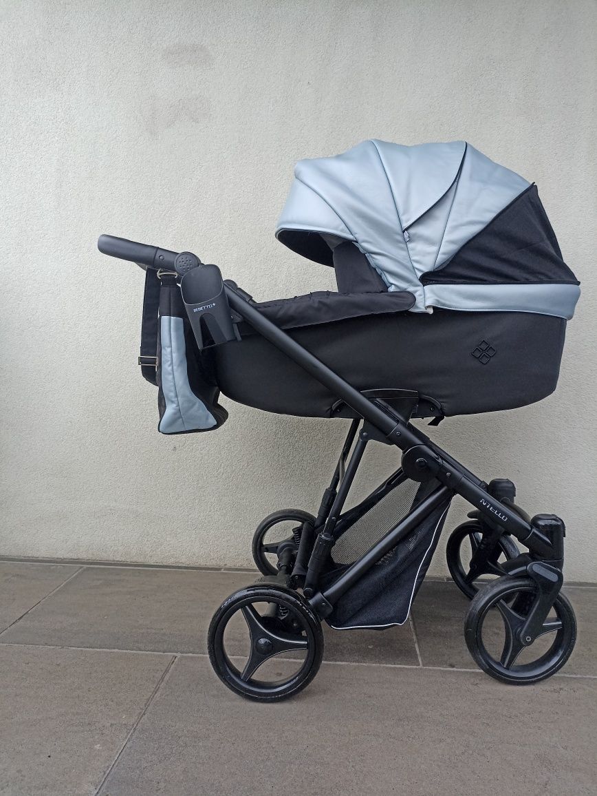 Wózek 4/1 Bebetto nitello baza ISOFIX fotelik maxi Cosi