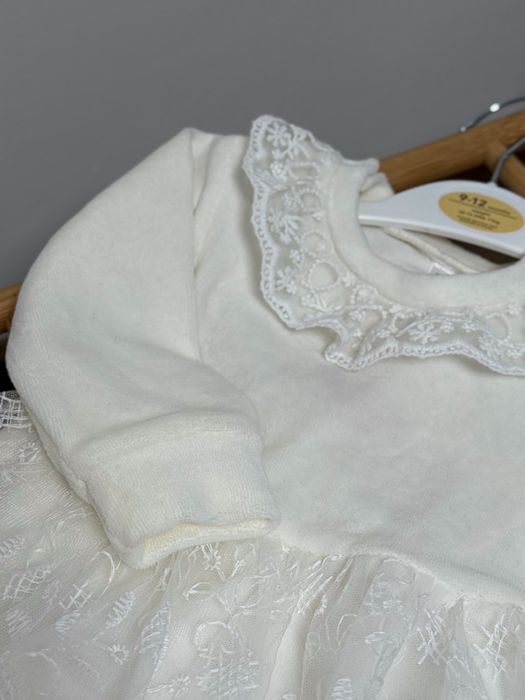 Плаття тепле біле