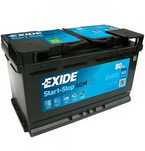 Акумулятор автомобільний EXIDE START-STOP AGM 80A (EK800)