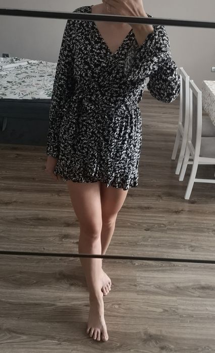 Kombinezon kopertowy. Spódnico spodenki. 100% wiskoza