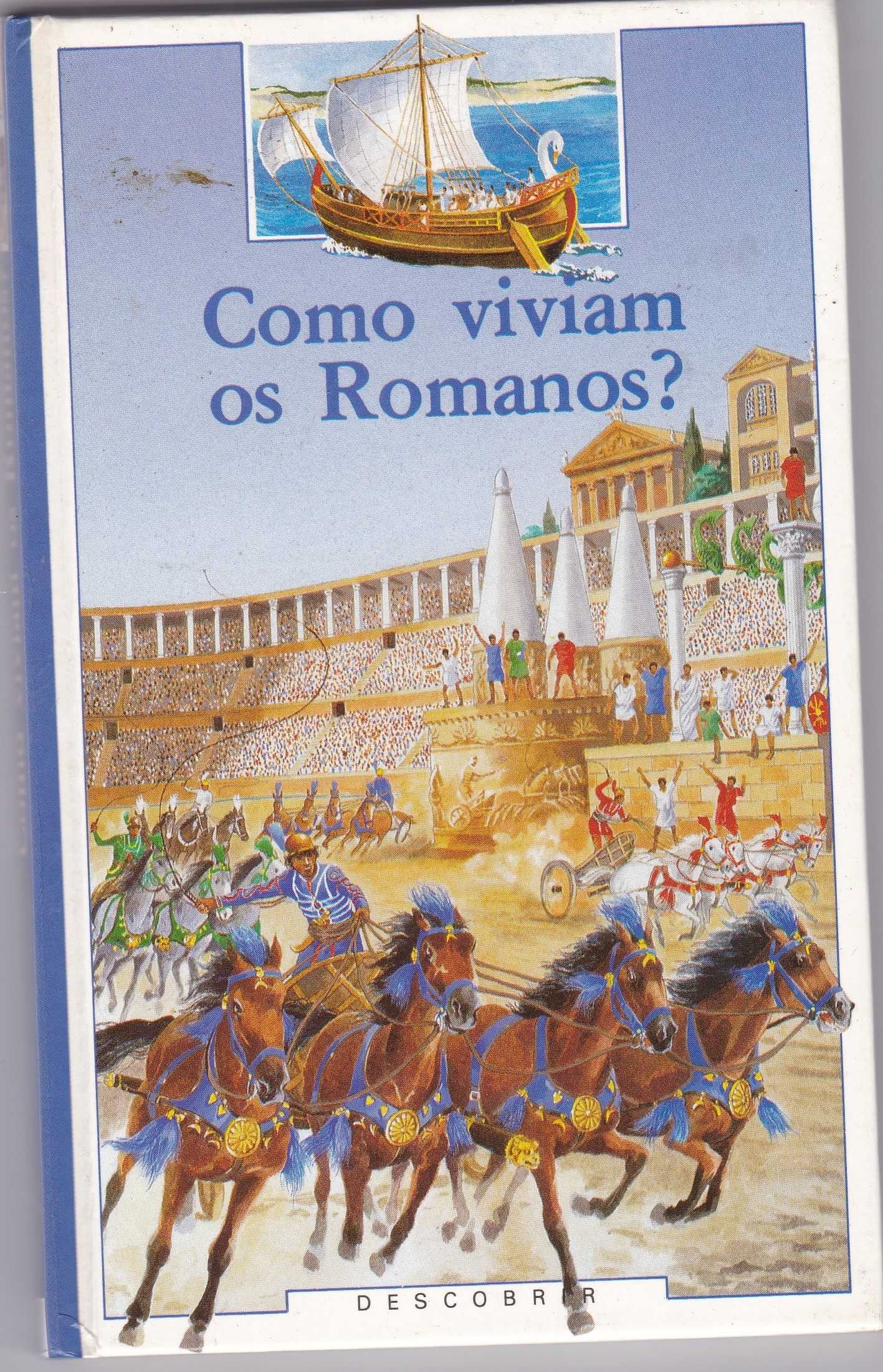 Como viviam os Romanos e outros livros juvenis - vários preços