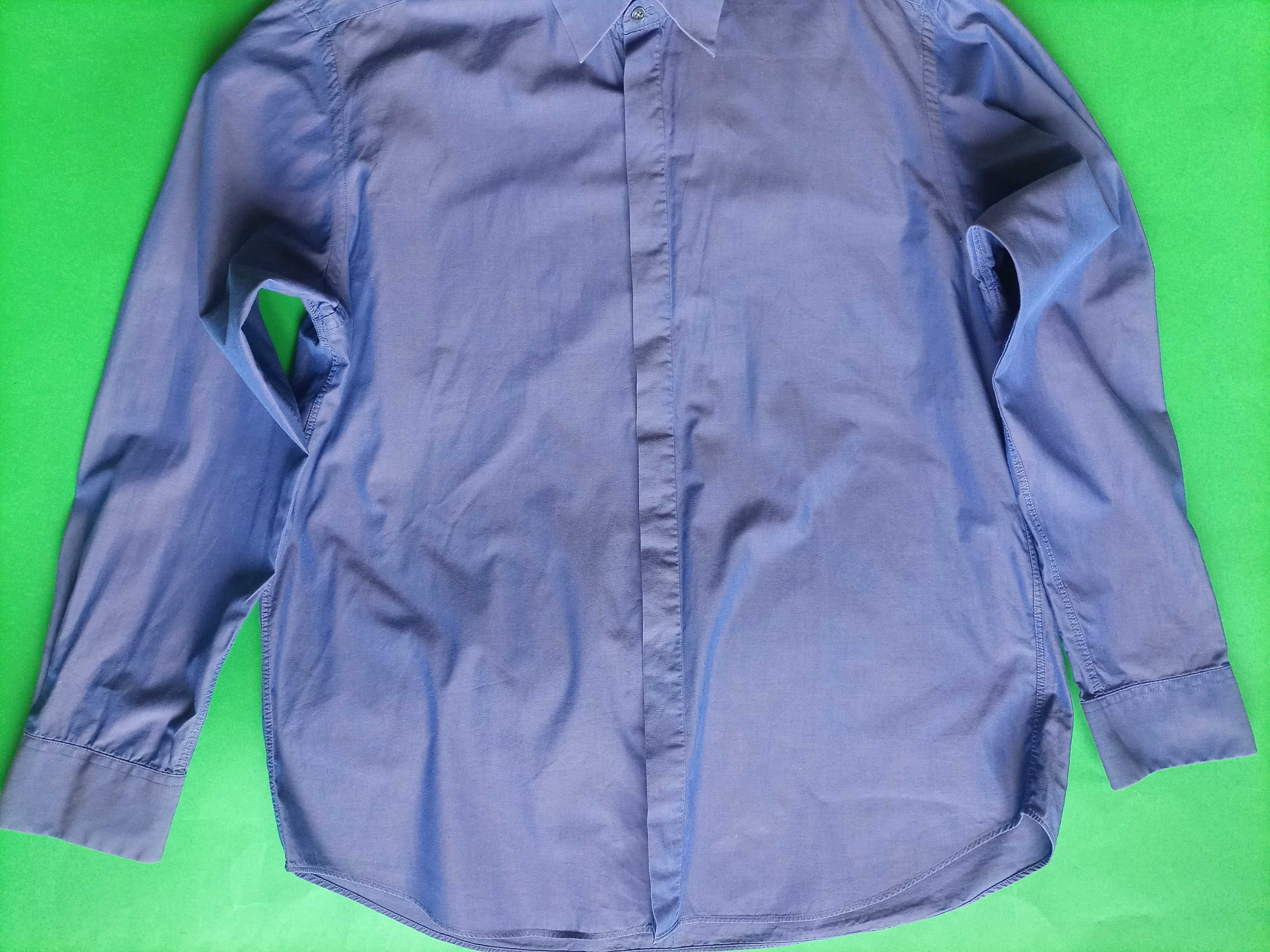 Balmain elegancka koszula męska L XL 40/41 100% bawełna