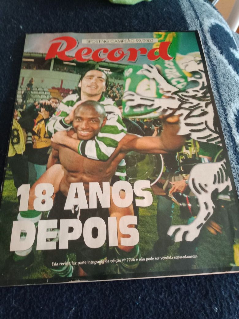 Revista Record Sporting 18 anos depois