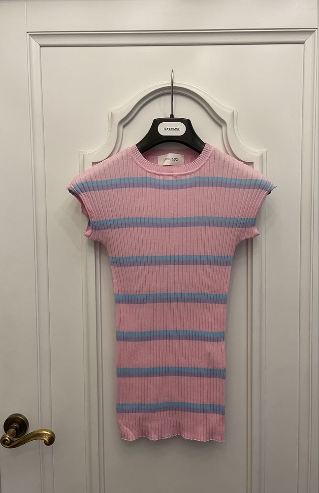MAX MARA piękna bluzka, top, bawełna z jedwabiem