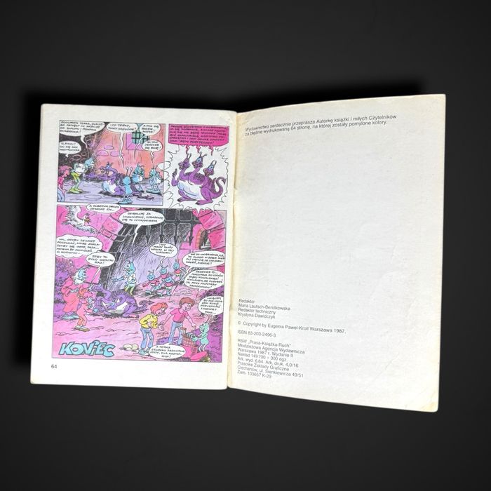 Smocze jajo Szarlota Pawel Komiks b51/07038
