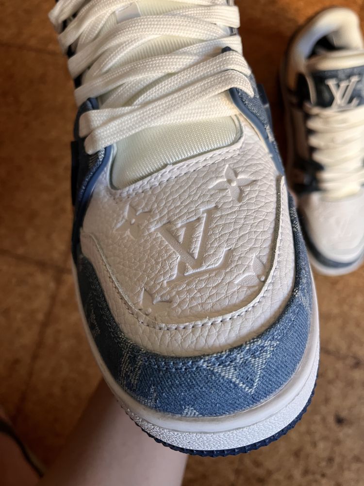 LV Trainer Denim Blue