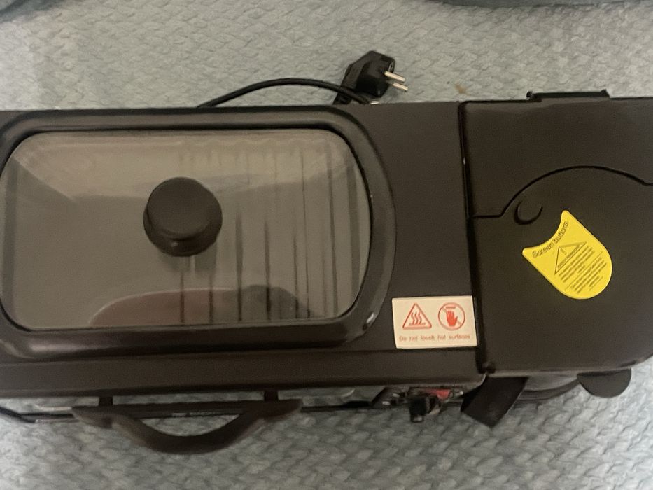 Електрична піч для випічки з кавоваркою та сковородою 3 в 1, 1000Вт