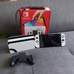 Портативна ігрова приставка Nintendo Switch OLED with White Joy-Con