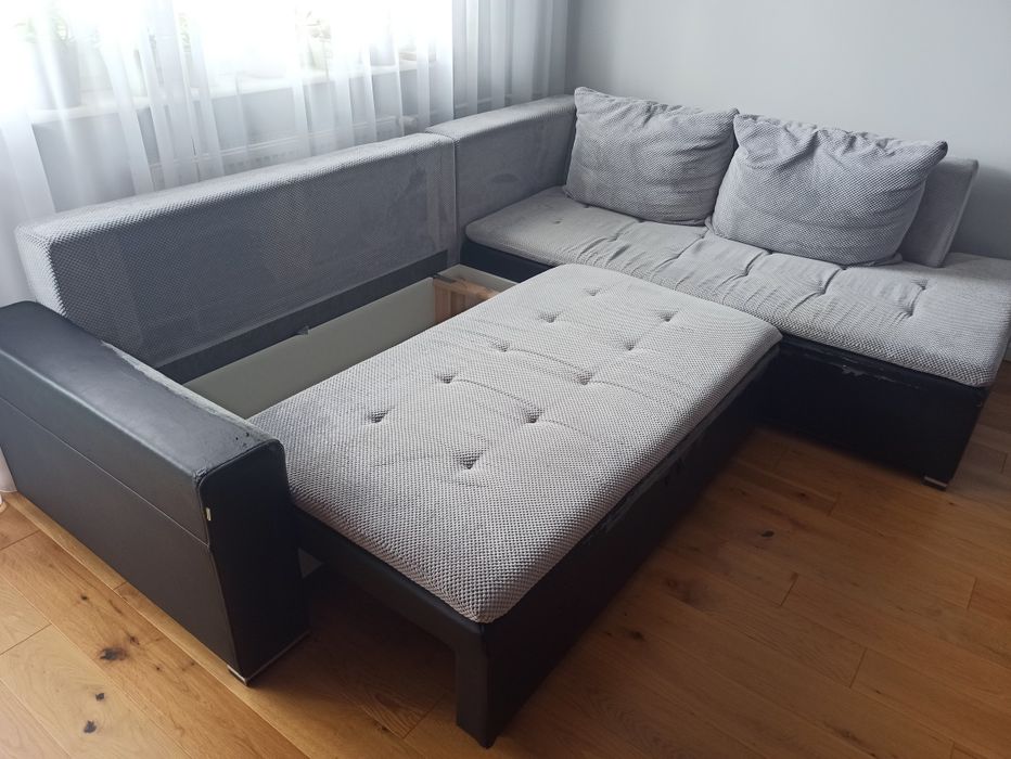 Narożnik z funkcją spania