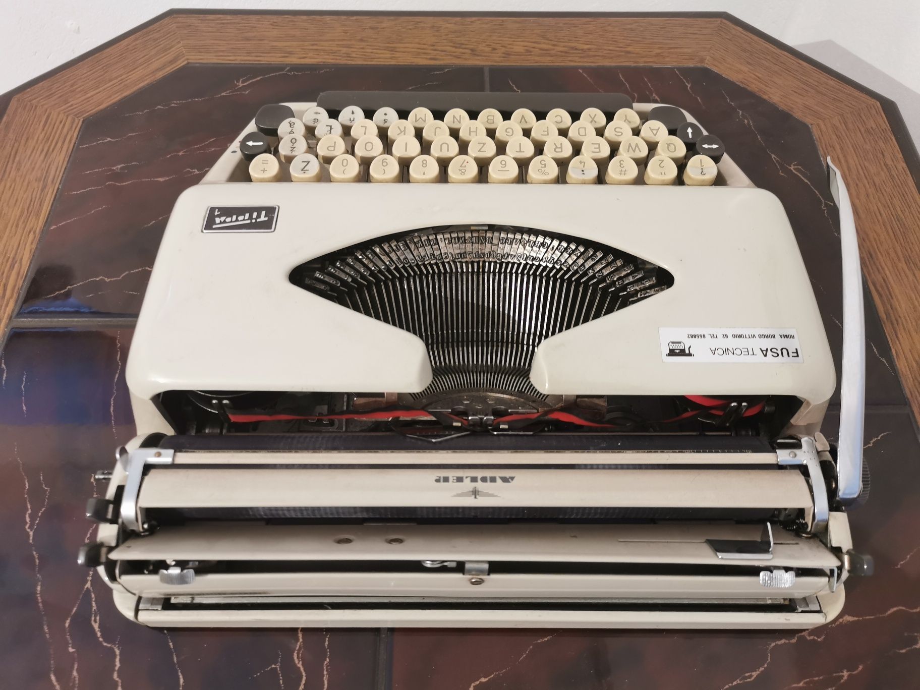 Maszyna do pisania Adler Tippa 1, sprawna, z polskimi znakami