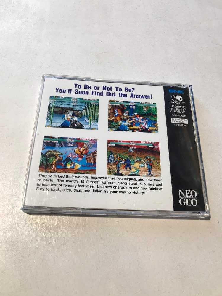 Samurai Shodown 2 II Katana Battle Action Game NEO GEO CD SNK IRYDIUM